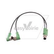 - Y CABLAGE M12 1M+2F COUD CABLE LG 0.2 ML FAUN*